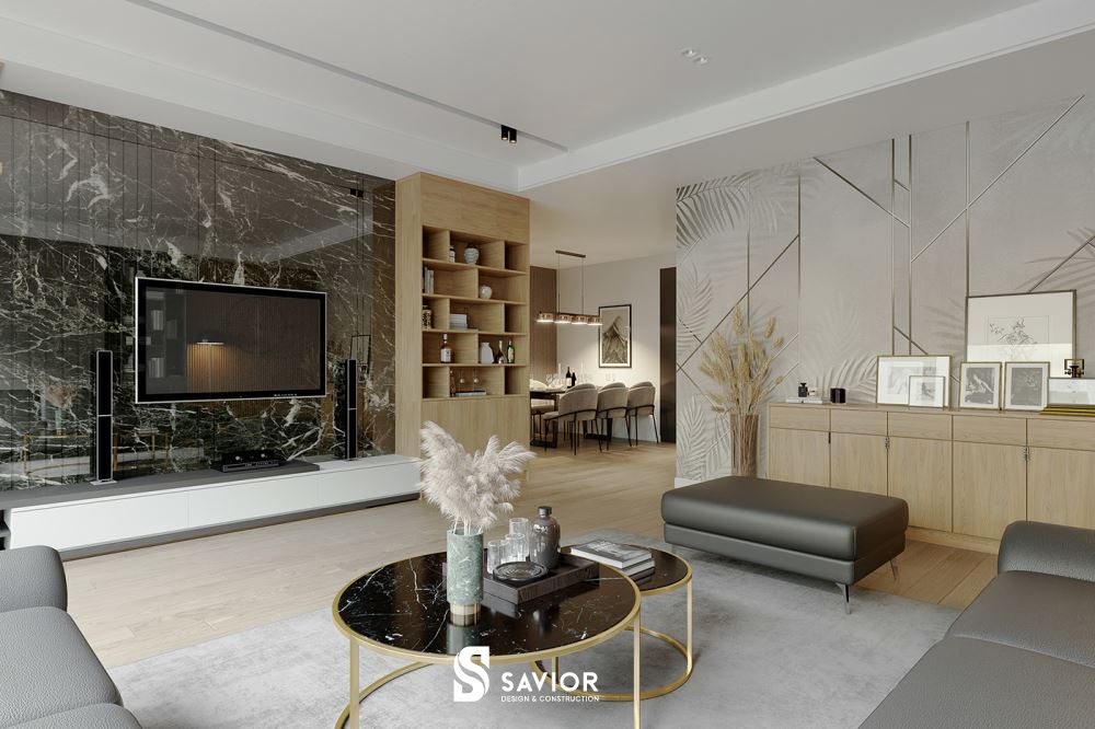 Không gian nội thất sang trọng, bài trí có điểm nhấn và đặc biệt thu hút