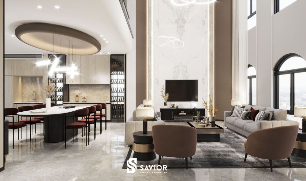 Thiết kế thông thoáng, rộng rãi 