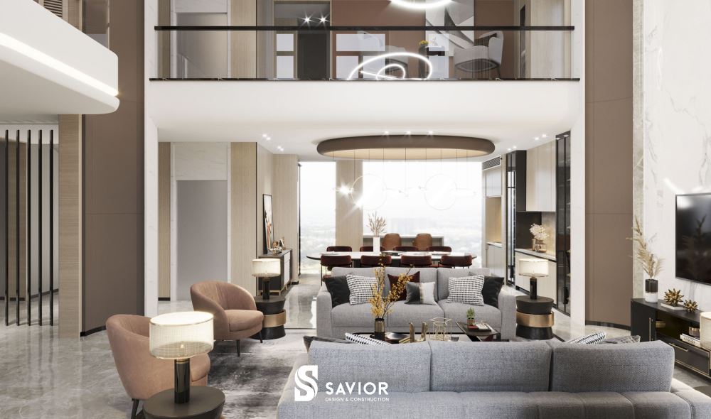 Tông màu đơn sắc, trầm tĩnh thanh lịch