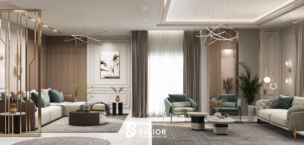 Các chi tiết trang trí ấn tượng, sang trọng