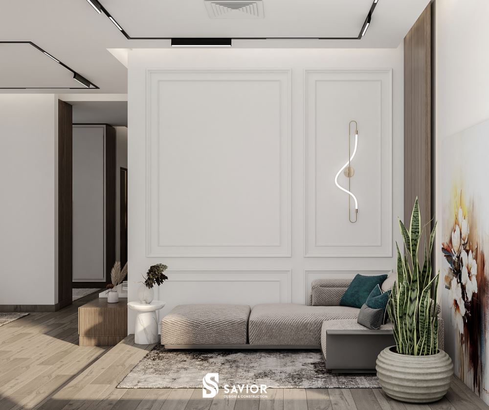 Khu vực sofa nhỏ nhắn trong phòng ngủ