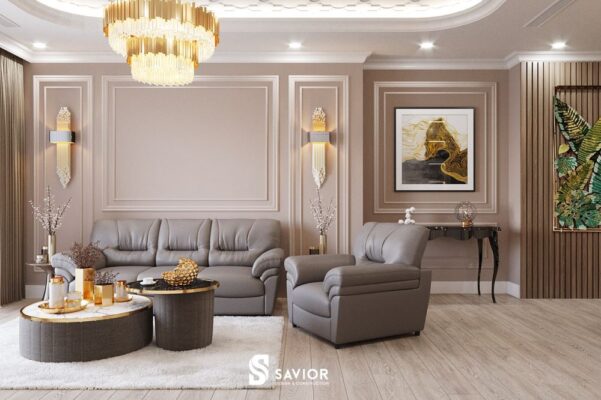 thiet ke noi that chung cu tan co dien