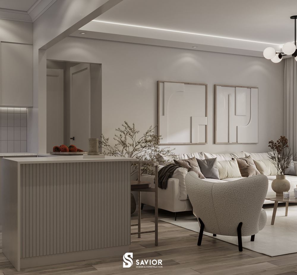 Gam màu tươi sáng giúp không gian thêm rộng rãi hơn