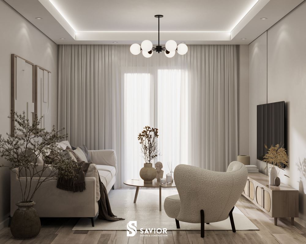 Ánh sáng tự nhiên giúp căn phòng thêm tươi sáng