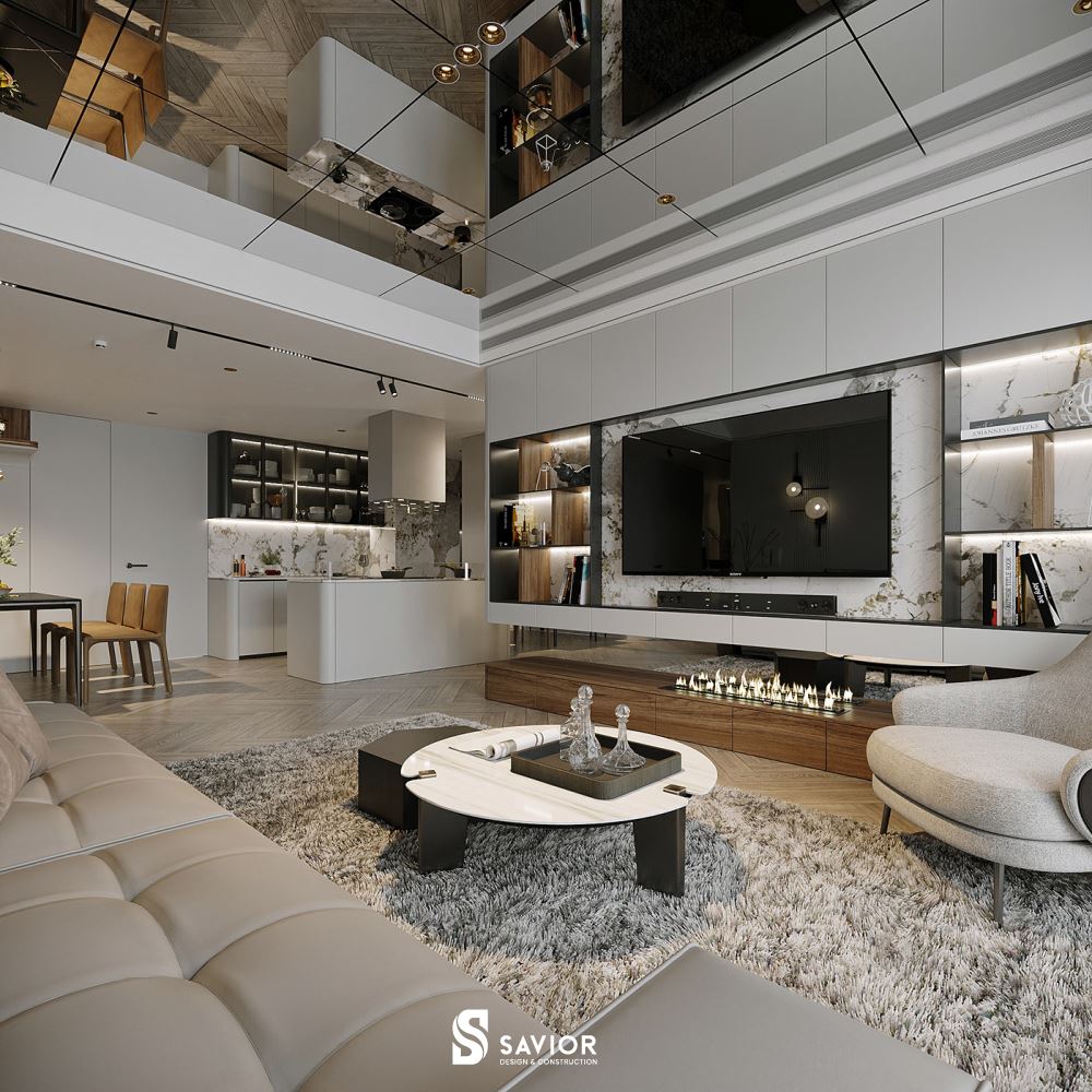 Nội thất bài trí tinh giản, không quá cầu kỳ