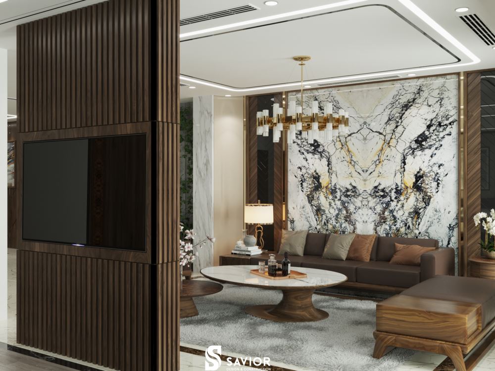 Mẫu thiết kế nội thất phòng khách nhỏ đa dạng theo từng diện tích 10 Nội thất bố trí hài hòa, đẹp mắt và đầy tinh tế