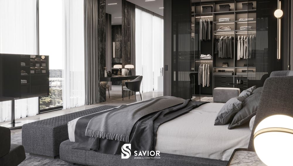 Phòng ngủ thông thoáng, thoải mái, mang đến không gian nghỉ ngơi thư thái nhất