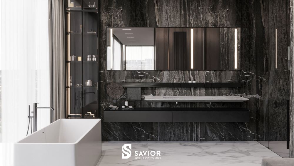 Phòng vệ sinh Master thoáng rộng