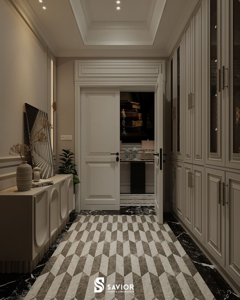 Không gian sống có đôi nét hoài cổ, mang âm hưởng nét đẹp cổ điển La Mã