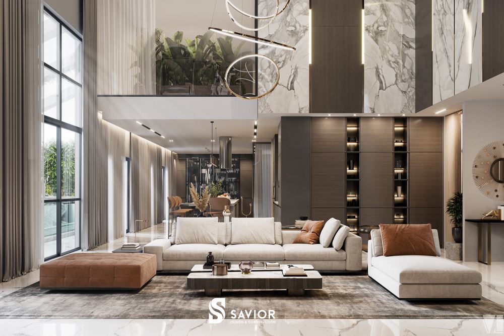 Thiết kế không gian mở tạo cảm giác thoáng đãng cho không gian nội thất