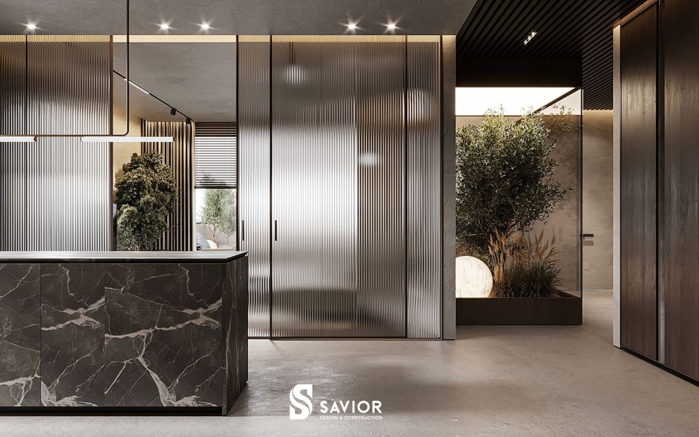 Không gian mở mang đến tổng thể gắn kết, liền mạch cho thiết kế penthouse phong cách Đài Loan