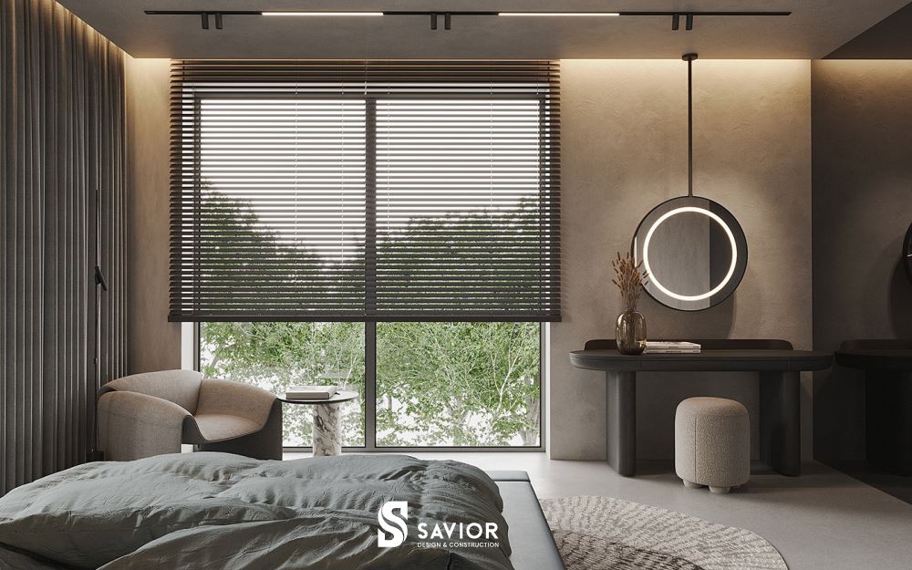 Nét nhẹ nhàng và trang nhã của căn phòng ngủ