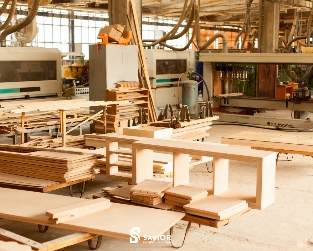 Thi công nội thất trọn gói tận tâm, giá trực tiếp tại nhà máy sản xuất 37 Kiểm tra quá trình sản xuất nội thất tại xưởng