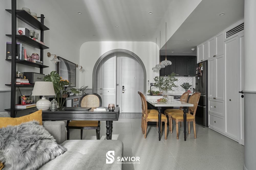 Cách bố trí nội thất hài hòa, không tạo cảm giác bí bách