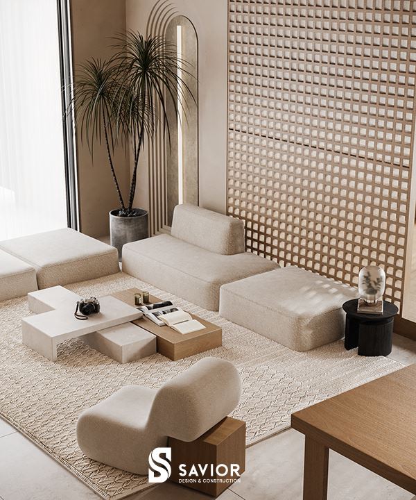 Những vật liệu tự nhiên được sử dụng trong không gian nội thất