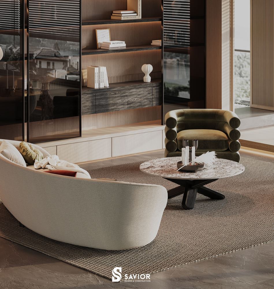 Các chi tiết nội thất mới lạ, thời thượng thể hiện tinh thần hiện đại