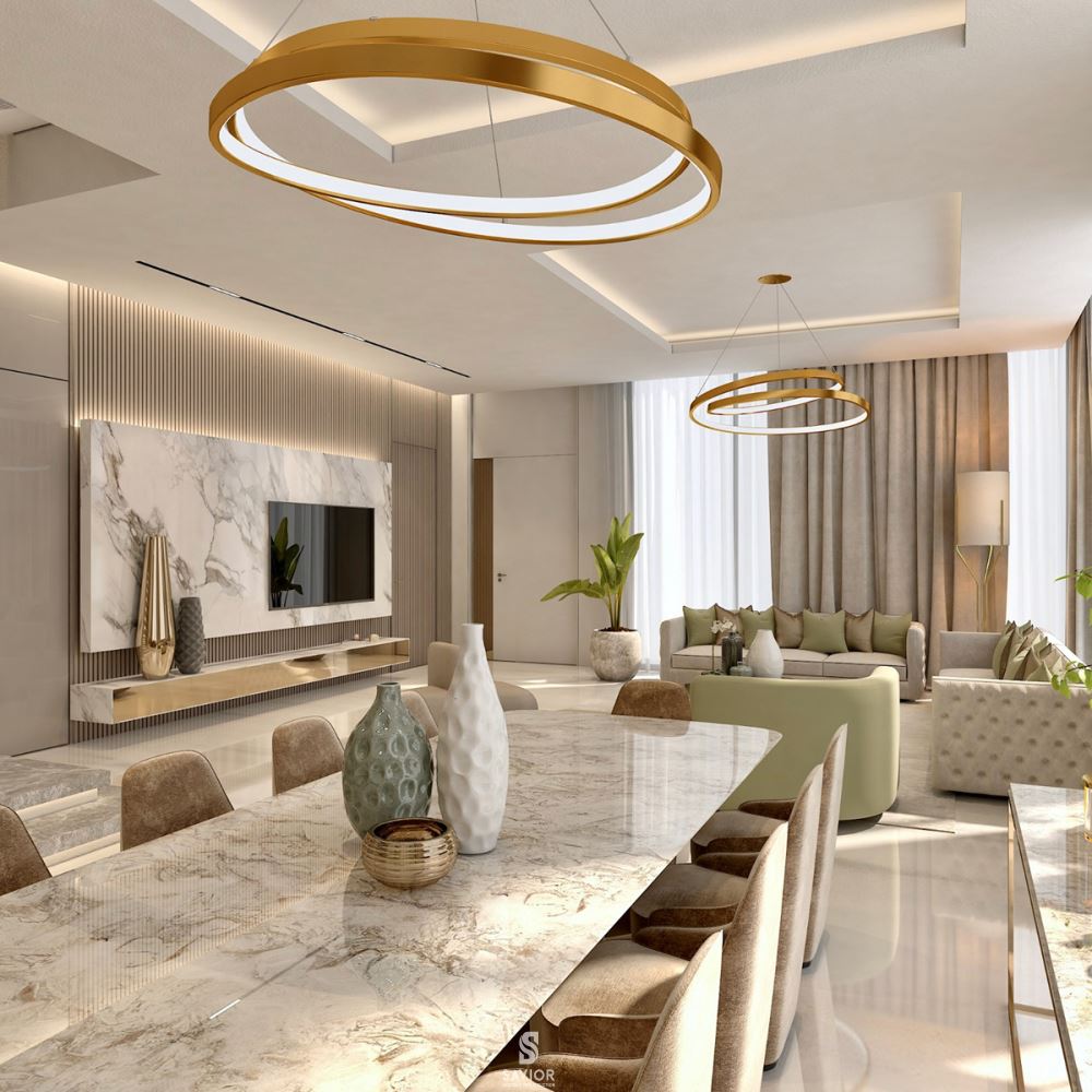 Tổng hợp 25+ Mẫu thi công nội thất biệt thự sang trọng, cuốn hút 8 Thiết kế thi công nội thất phòng bếp biệt thự