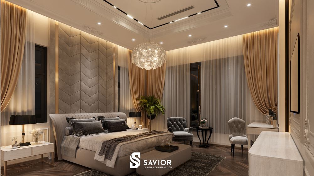 Tổng hợp 25+ Mẫu thi công nội thất biệt thự sang trọng, cuốn hút 18 Phòng ngủ thiết kế hài hòa, tập trung sự thoải mái của không gian