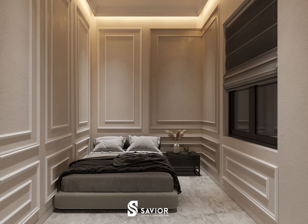 Tổng hợp 25+ Mẫu thi công nội thất biệt thự sang trọng, cuốn hút 22 Phòng ngủ của người giúp việc cũng được bố trí đầy đủ