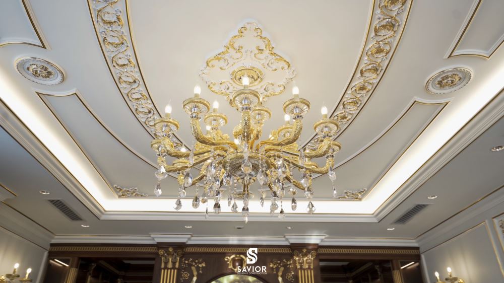 Thi công nội thất trọn gói tận tâm, giá trực tiếp tại nhà máy sản xuất 13 Chiếc đèn chùm pha lê - điểm nhấn cho căn phòng khách biệt thự