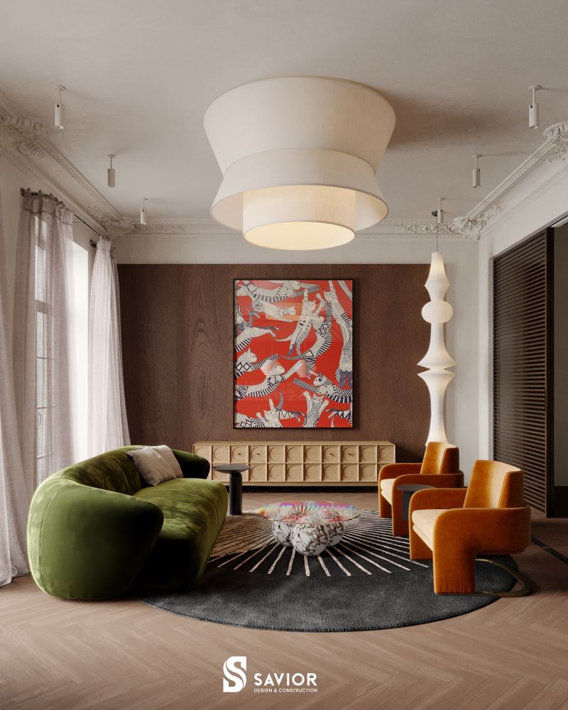 Mẫu thi công nội thất chung cư tân cổ điển độc đáo và ấn tượng