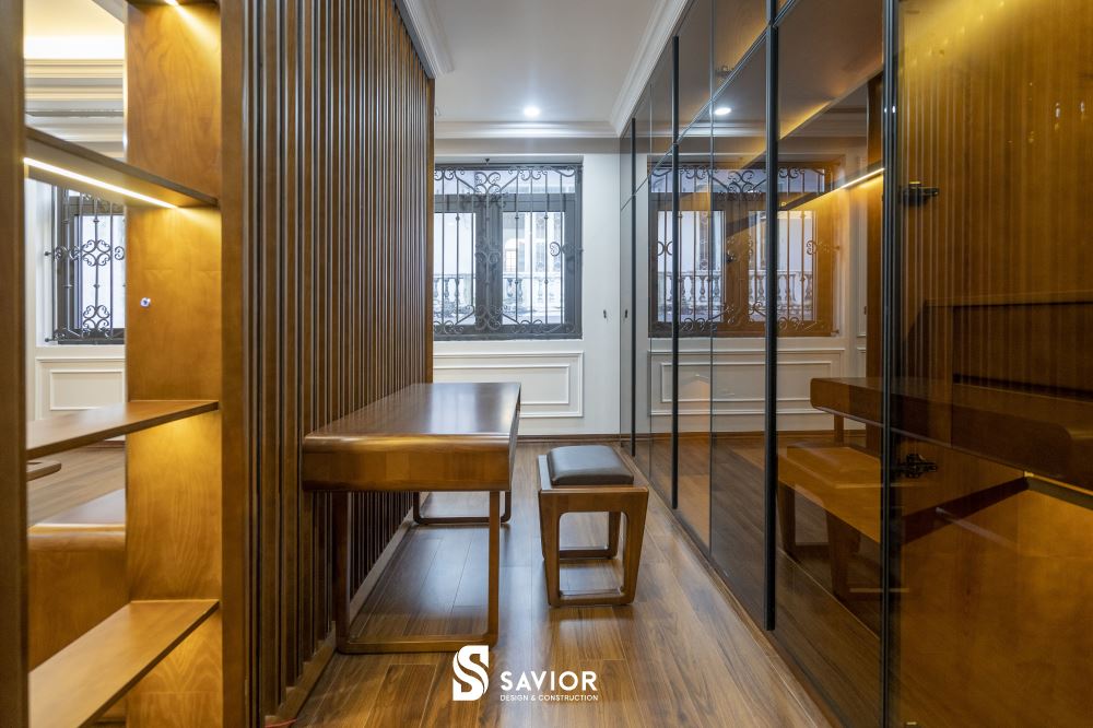 Thi công nội thất trọn gói tận tâm, giá trực tiếp tại nhà máy sản xuất 29 Màu nâu trầm ấm, sang trọng của căn nhà phố