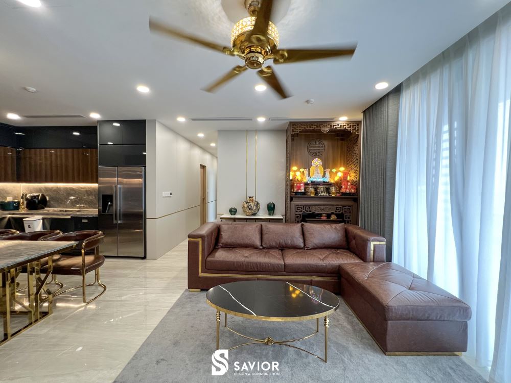 Dự án thi công nội thất biệt thự tại Sóc Sơn do Savior thực hiện