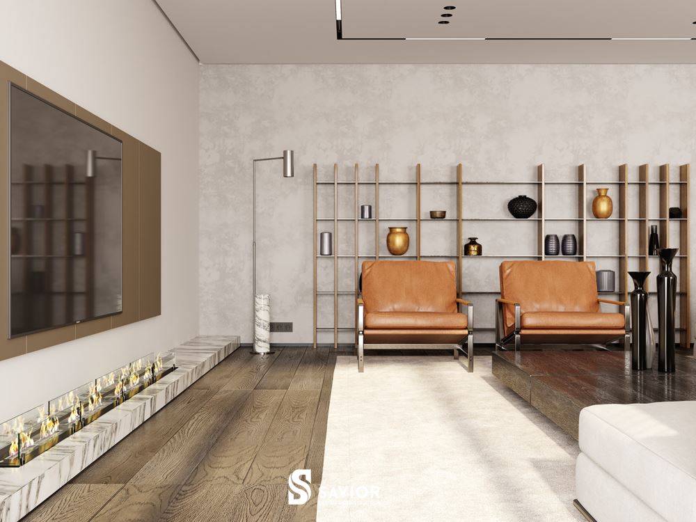 Nội thất với kiểu dáng thanh mảnh, không cầu kỳ