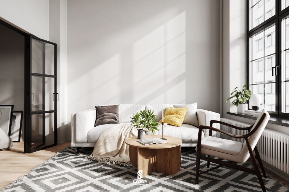 10+ Thiết kế thi công nội thất tại Bắc Ninh đẹp - ấn tượng 10 Phòng khách thiết kế theo phong cách Scandinavian mang đến cảm giác ấm cúng