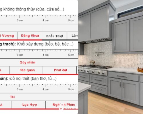 Thước lỗ ban bếp
