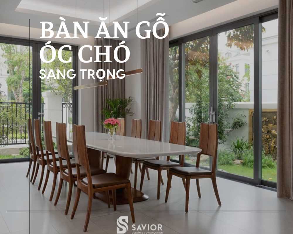 Ý tưởng bàn ăn gỗ óc chó 6 ghế ấn tượng cho phòng bếp 3 Mẫu bàn ăn gỗ óc chó cao cấp, chất lượng bền lâu