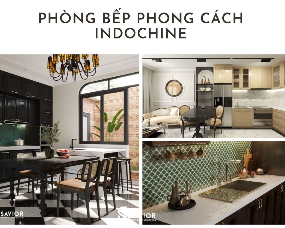 Bếp phong cách Indochine - 20 ý tưởng nội thất phòng bếp đẹp 1 bep phong cach indochine