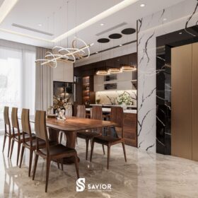 Nhà bếp trên tầng 2