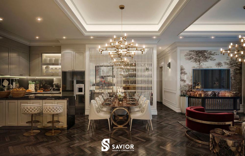 5+ mẫu căn hộ tân cổ điển đẹp nhất hiện nay 10 can-ho-tan-co-dien