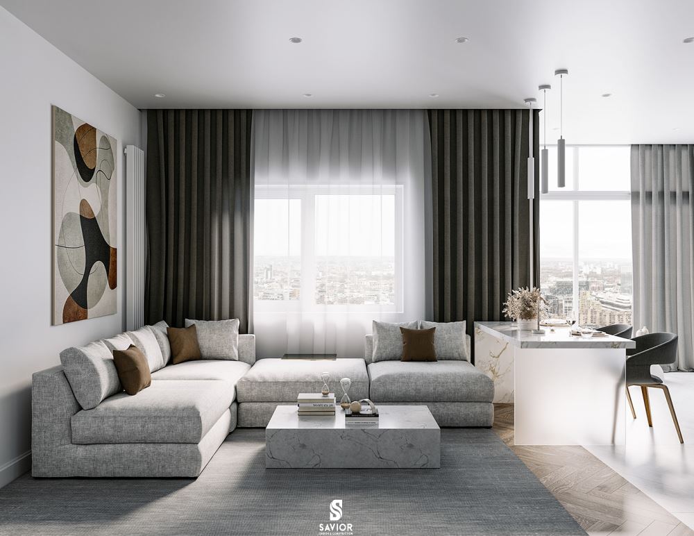 Thiết kế không gian mở được lựa chọn nhằm tạo sự thuận tiện cho việc sinh hoạt