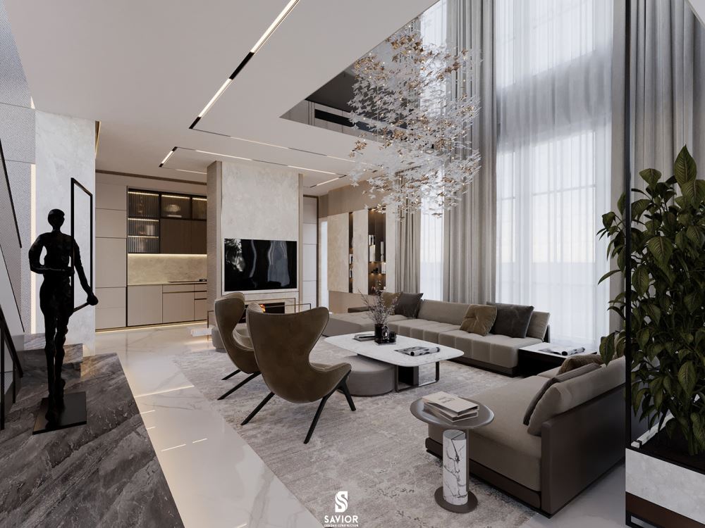 Chùm đèn lung linh là điểm nhấn trang trí đầy bắt mắt