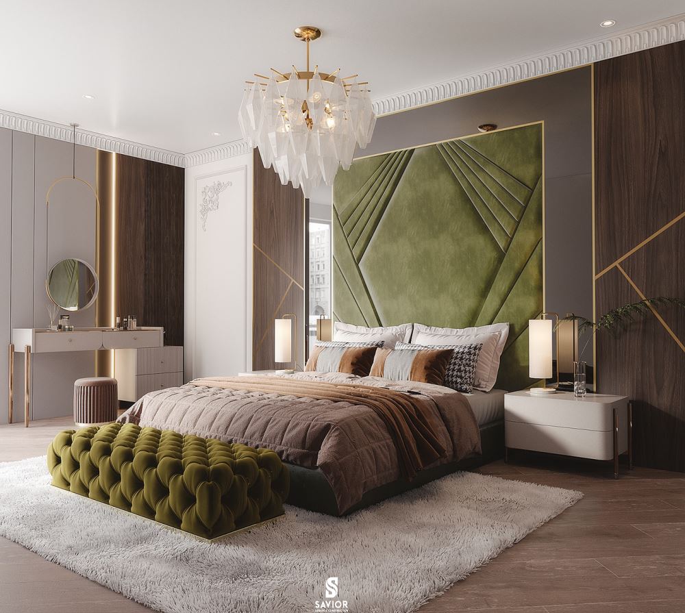 Không gian phòng ngủ Luxury sang trọng, lộng lẫy