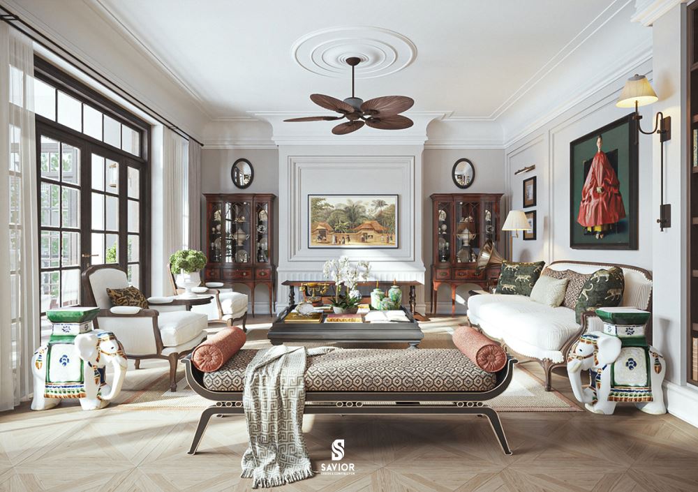 Phong cách Đông Dương: Sự giao thoa văn hóa độc đáo 14 Mẫu nhà phong cách Đông Dương là sự kết hợp tinh tế giữa nét hoài cổ và sự sang trọng