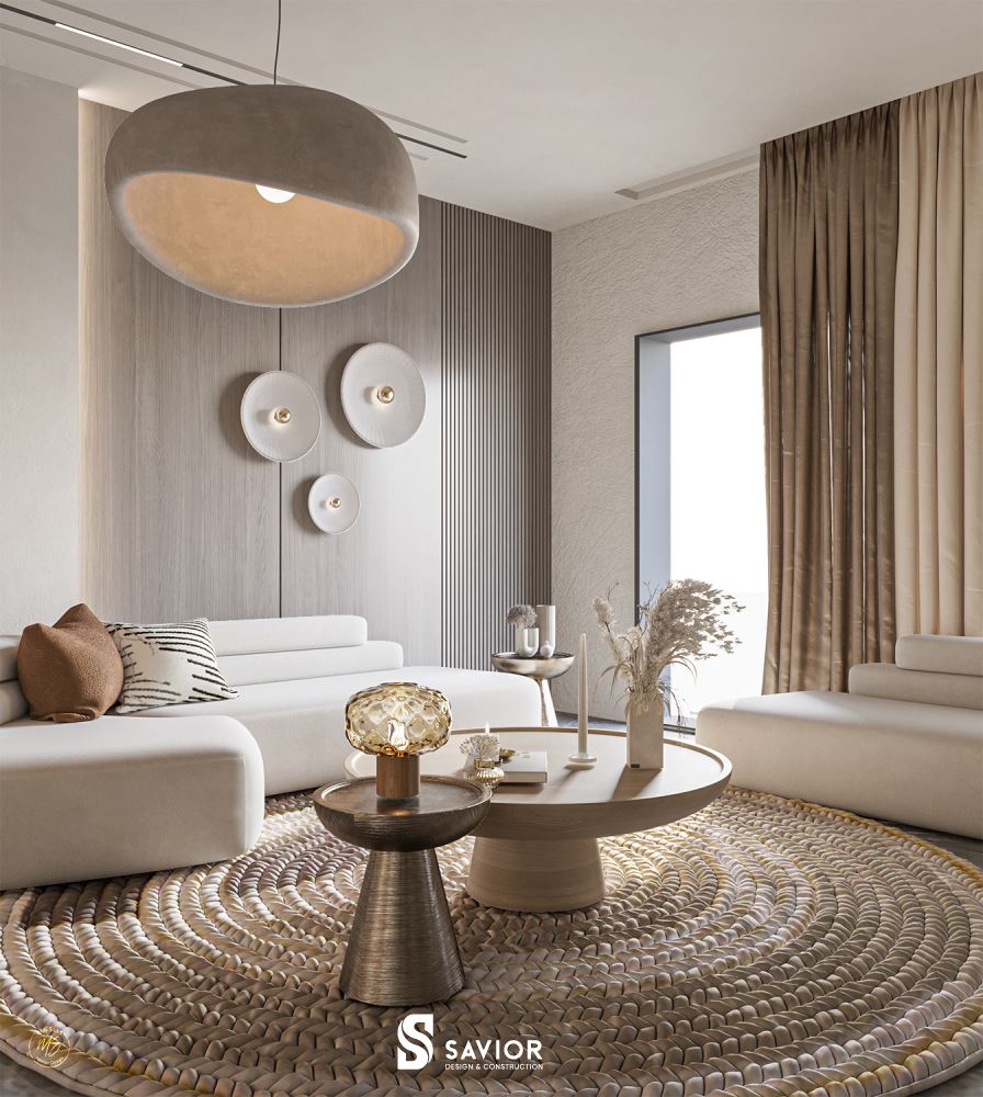 Tận dụng tối đa ánh sáng tự nhiên vào không gian phòng khách