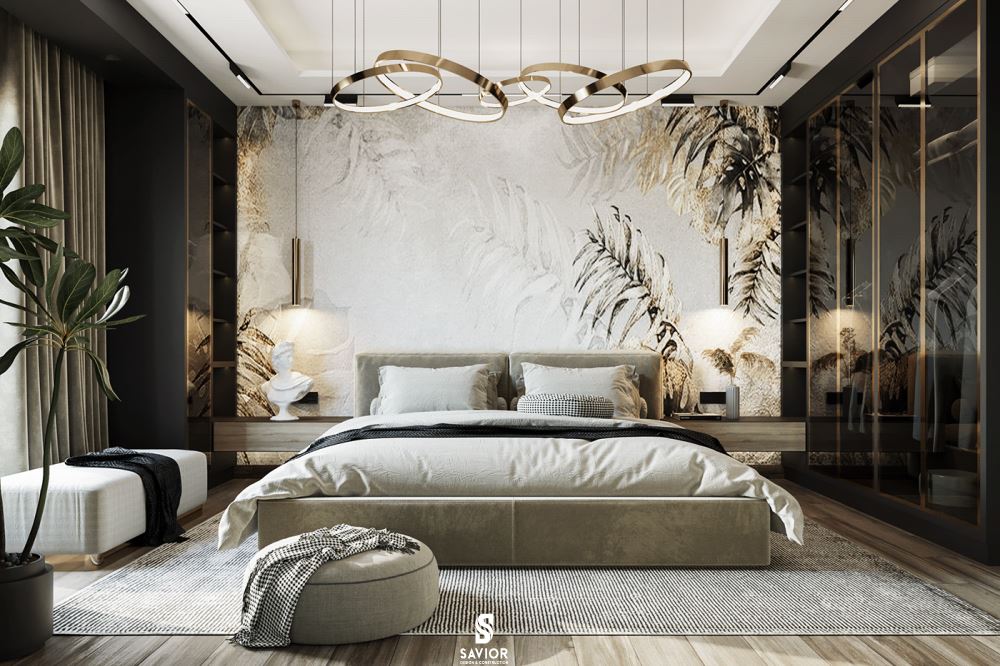 Chùm đèn là điểm nhấn trang trí ấn tượng