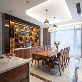 Khu vực phòng ăn ấm cúng, tiện nghi