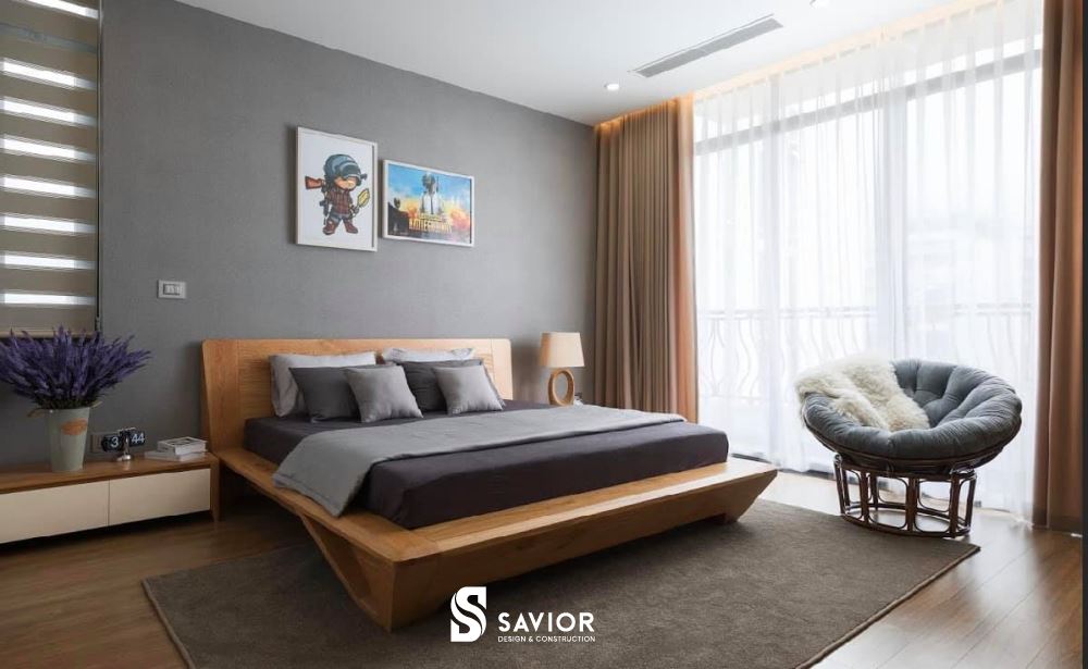 Báo giá thi công nội thất gỗ óc chó phòng ngủ giúp bạn tính toán chi phí thiết kế thi công