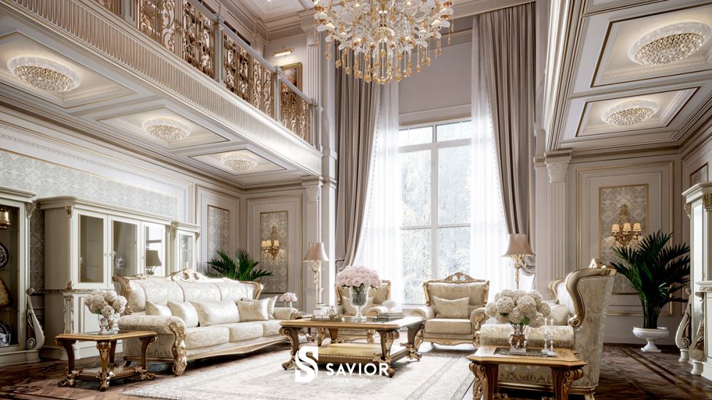 Không gian biệt thự cổ điển đầy choáng ngợp, ấn tượng