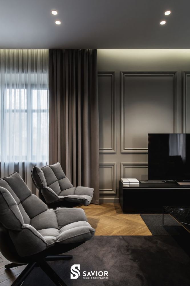 3 Mẫu trang trí phòng khách nhỏ "đánh lừa thị giác" ấn tượng 5 Tông màu nhã nhặn mang đến cảm giác dễ chịu cho phòng khách