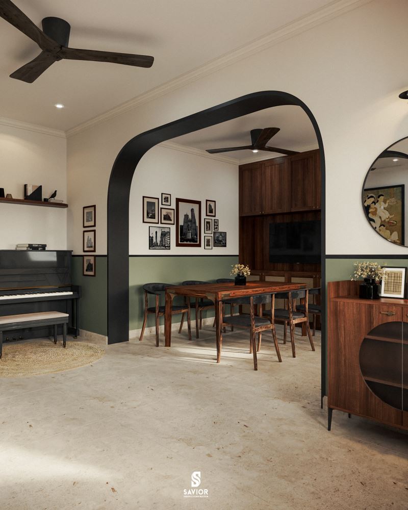 Nhà phong cách Indochine là gì? Mẫu nhà phong cách Đông Dương đẹp 4 Chất liệu gỗ và các chất liệu như tre, nứa,... luôn được ưa chuộng trong lối thiết kế này