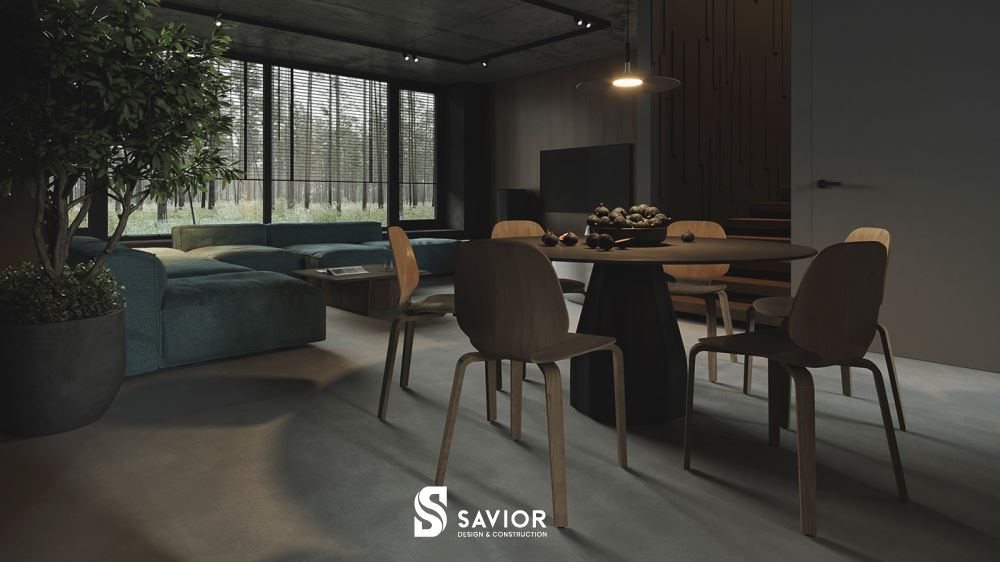 Tổng hợp 5 mẫu trang trí phòng khách đơn giản đẹp, tinh tế 8 Phòng khách thiết kế mở với phòng bếp tạo cảm giác rộng rãi