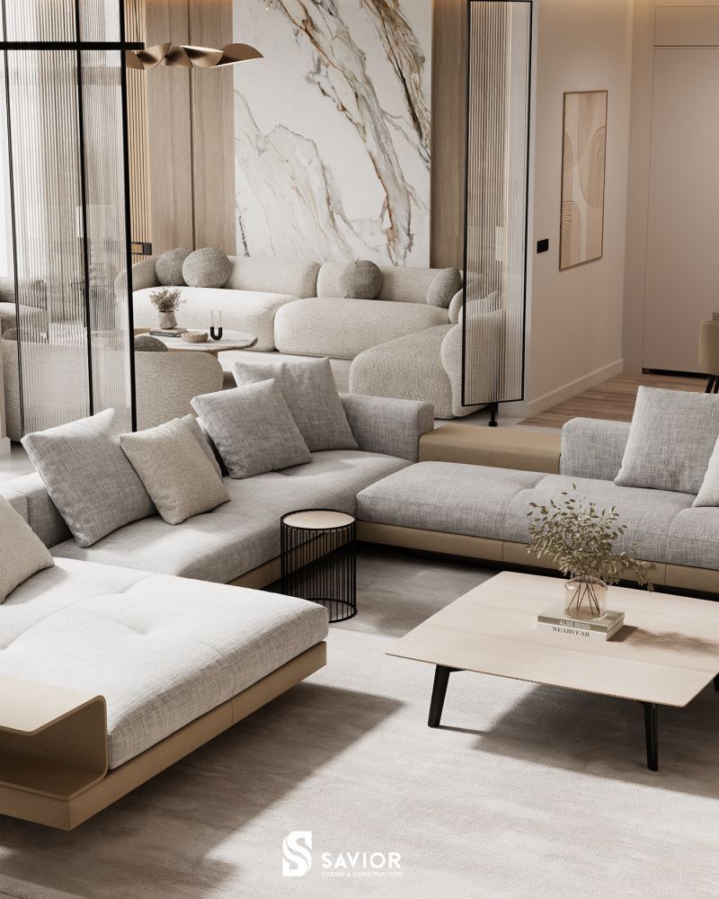 Ánh sáng tự nhiên được tận dụng tối đa vào không gian nội thất