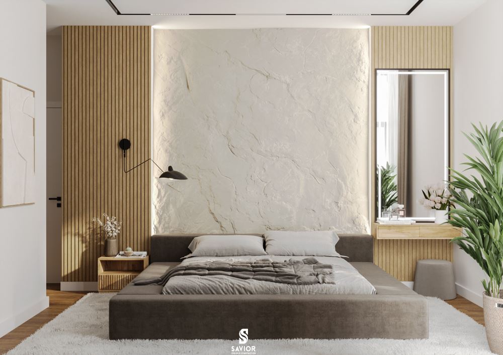 Không gian phòng ngủ Scandinavian mộc mạc, bình dị