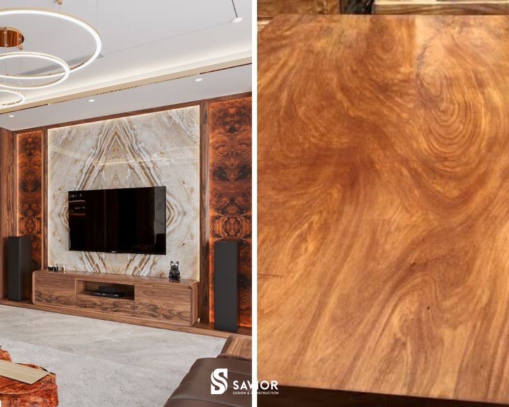 So sánh dòng gỗ óc chó và gỗ gõ đỏ