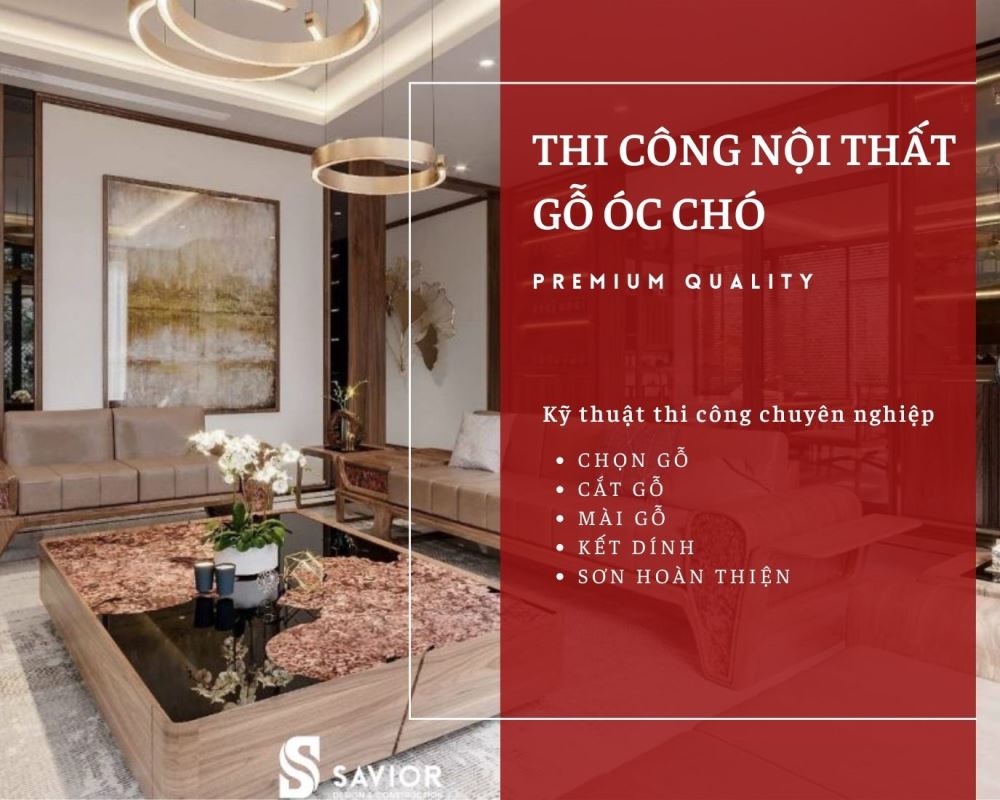 Những kỹ thuật đặc biệt khi thi công nội thất gỗ óc chó